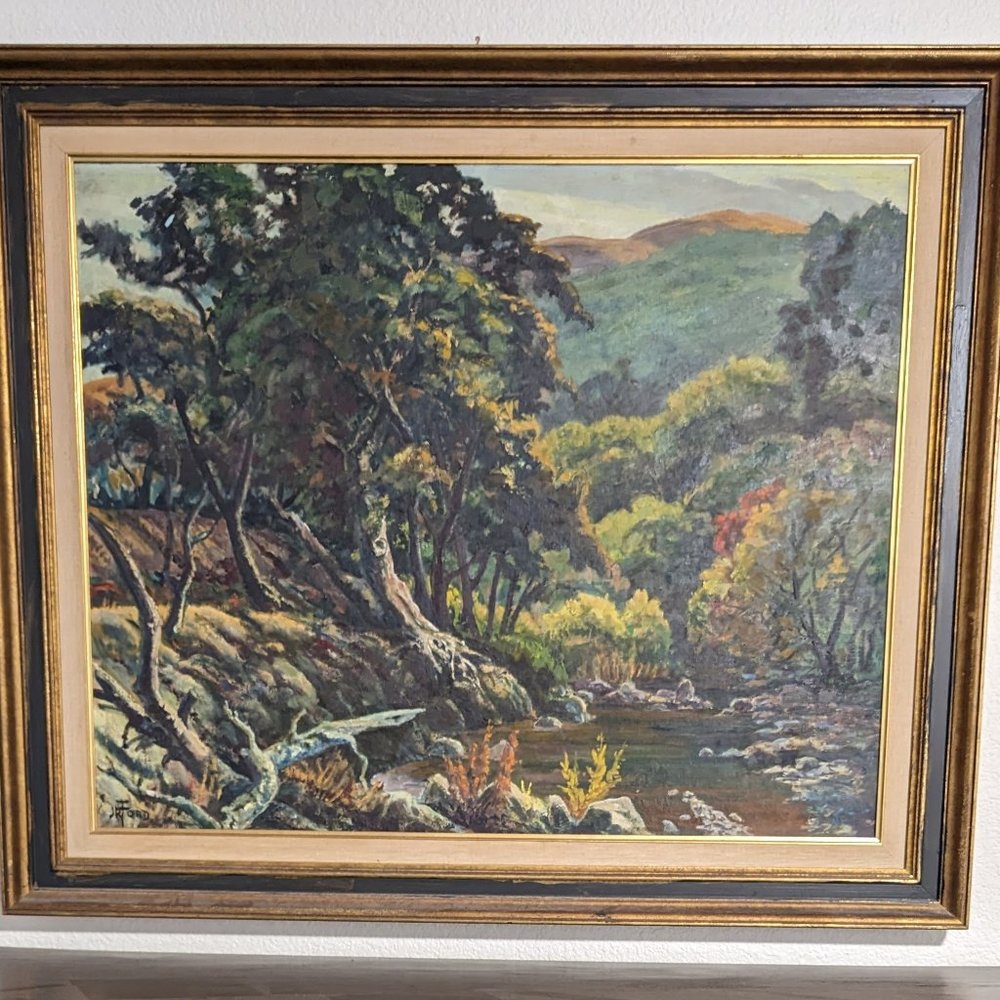 JR Ford Original Vintage Painting - LOCAL PICK UP ONLY